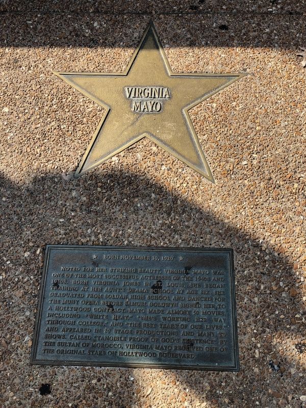 Virginia Mayo Marker image. Click for full size.