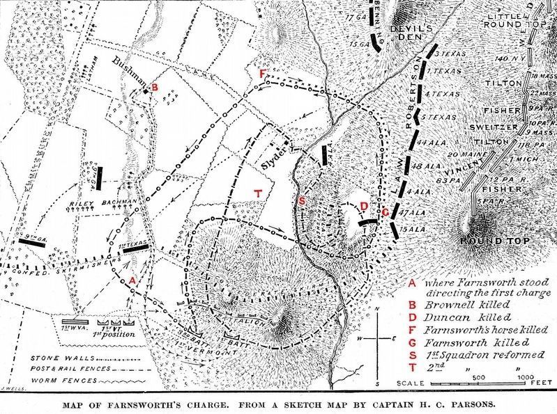 Map of Farnsworth's Charge. Click for full size. Map of Farnsworth's Charge image. Click for full size.