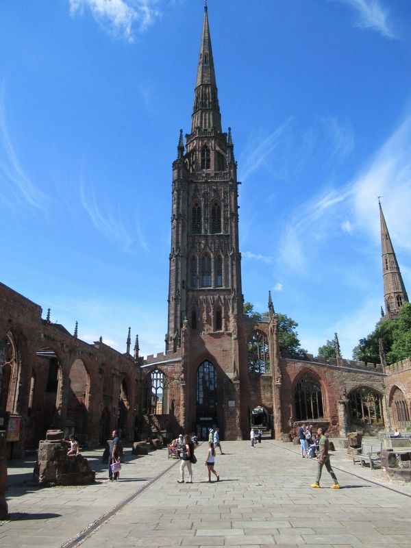 The Tower & Spire of St Michaels Cathedral. Click for full size. The Tower & Spire of St Michaels Cathedral image. Click for full size.