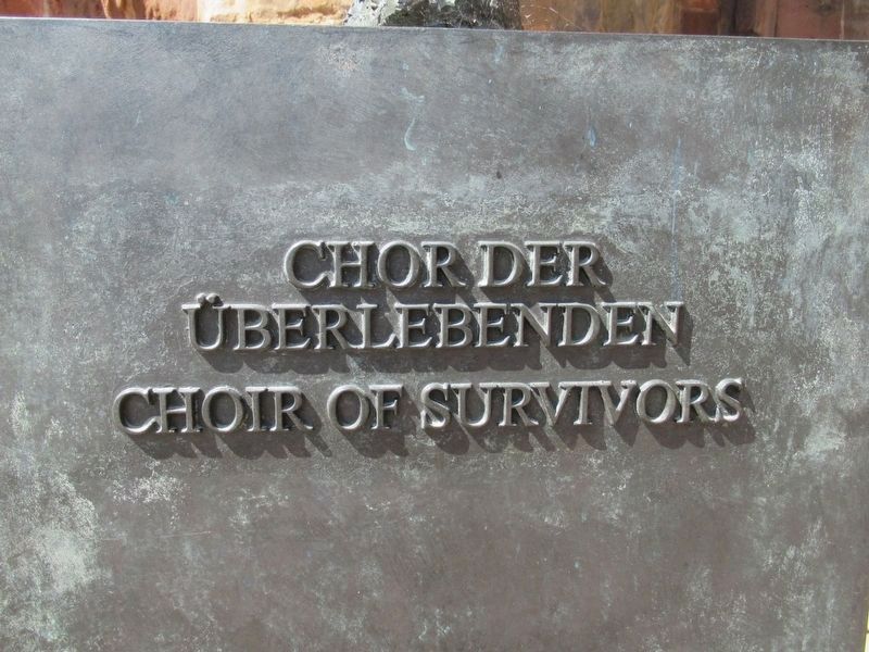 Choir of Survivors Marker. Click for full size. Choir of Survivors Marker image. Click for full size.
