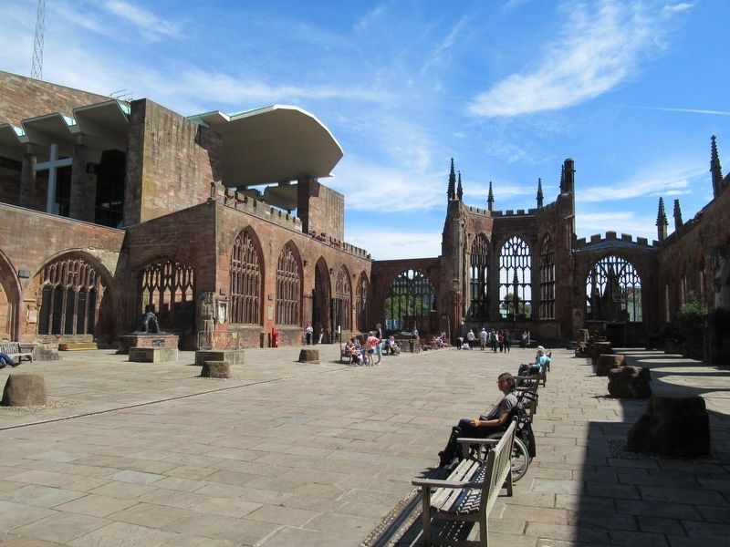 The Ruins of the Cathedral Church of St Michael. Click for full size. The Ruins of the Cathedral Church of St Michael image. Click for full size.