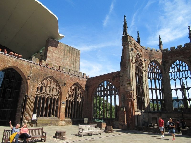 The Ruins of the Cathedral Church of St Michael. Click for full size. The Ruins of the Cathedral Church of St Michael image. Click for full size.