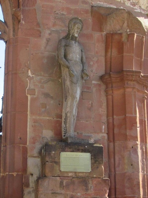 The Statue of Christ and Marker. Click for full size. The Statue of Christ and Marker image. Click for full size.