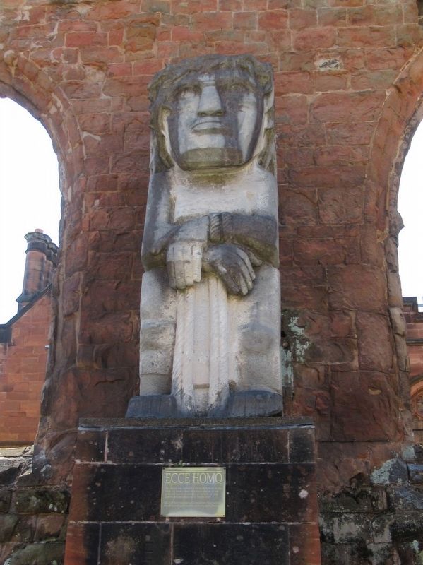 Ecce Homo Statue and Marker. Click for full size. Ecce Homo Statue and Marker image. Click for full size.
