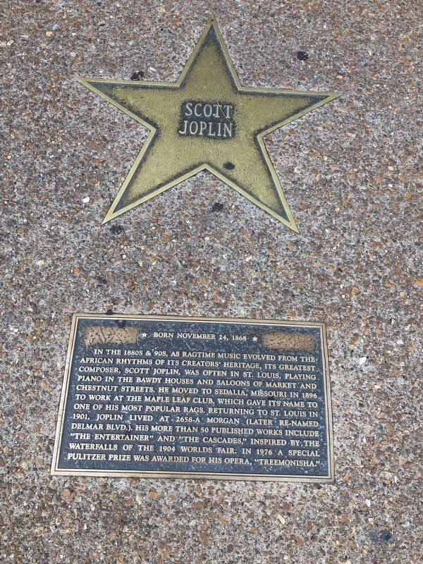 Scott Joplin Marker image. Click for full size.