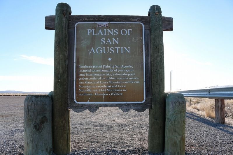 Plains of San Augustin Marker image. Click for full size.