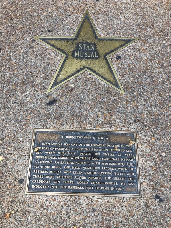 Stan Musial Marker image. Click for full size.