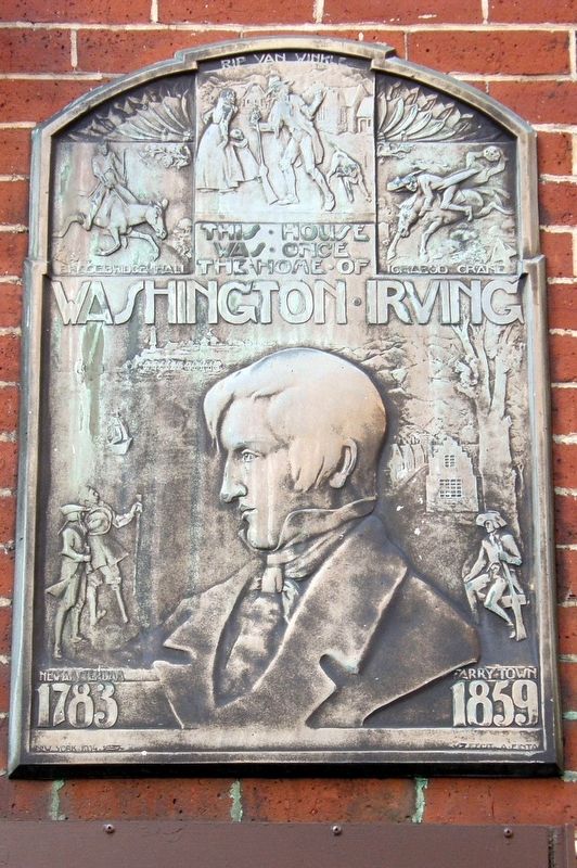 Washington Irving Marker. Click for full size. Washington Irving Marker image. Click for full size.
