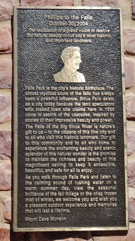 Phillips to the Falls Marker image. Click for full size.