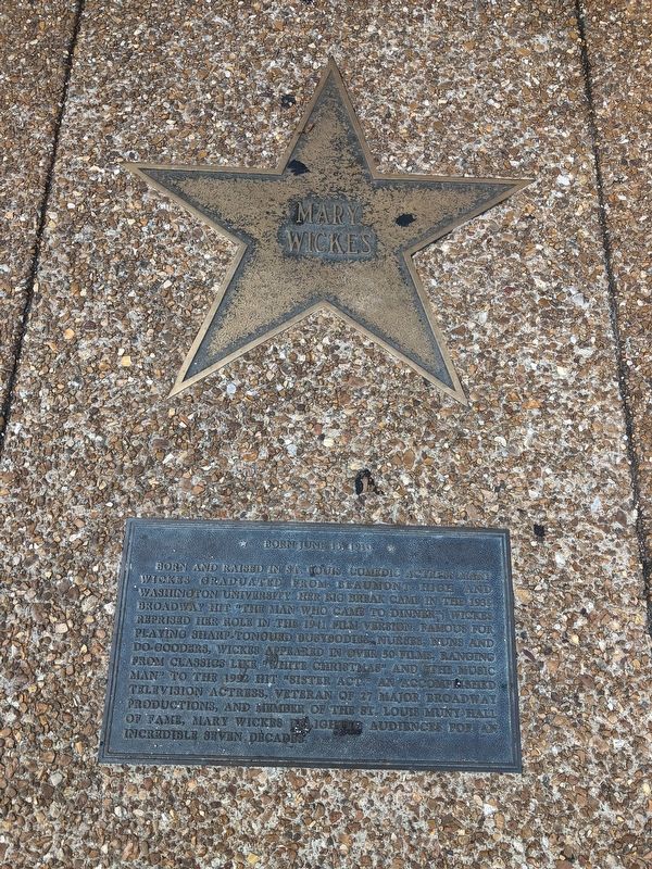 Mary Wicke Marker. Click for full size. Mary Wicke Marker image. Click for full size.
