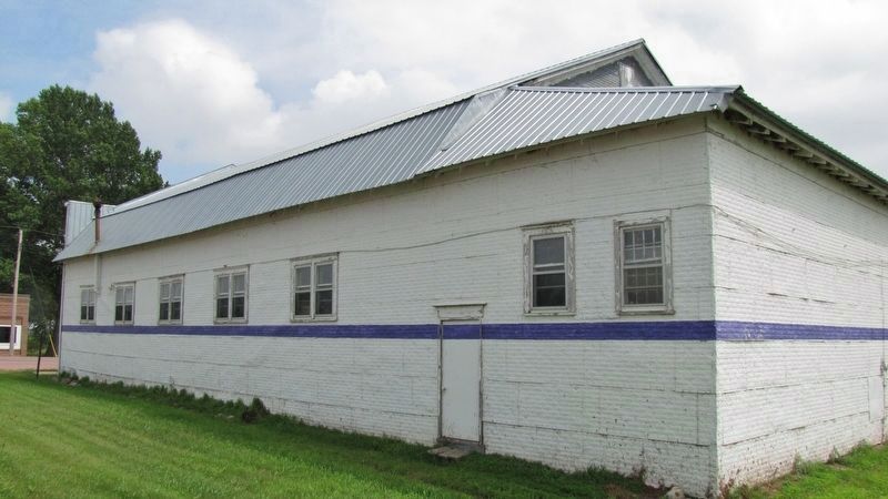 Fedora Community Hall (<i>near marker; view from South Dakota Highway 34</i>) image. Click for full size.
