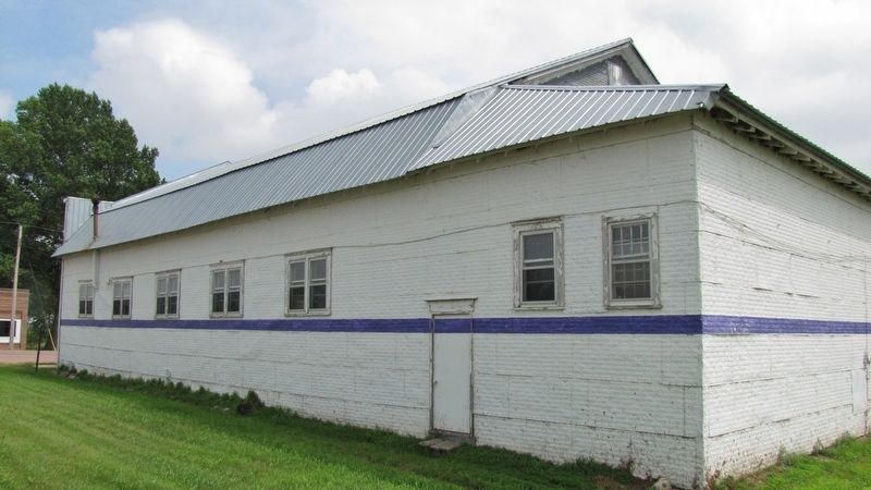 Fedora Community Hall (<i>near marker; view from South Dakota Highway 34</i>). Click for full size. Fedora Community Hall (<i>near marker; view from South Dakota Highway 34</i>) image. Click for full size.