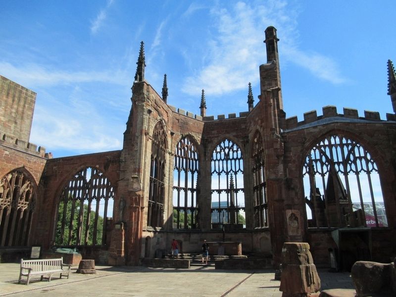 Ruins of the Cathedral Church of St Michael. Click for full size. Ruins of the Cathedral Church of St Michael image. Click for full size.