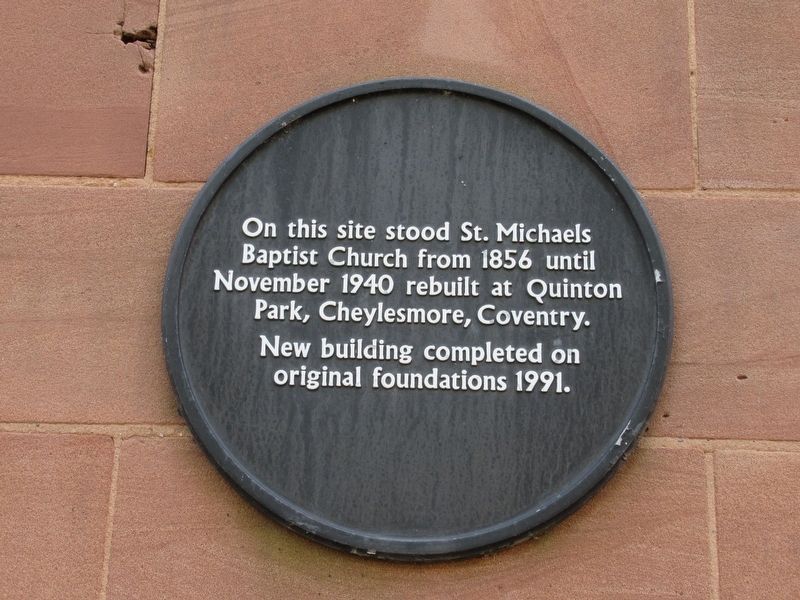 St Michael’s Baptist Church Marker. Click for full size. St Michael’s Baptist Church Marker image. Click for full size.