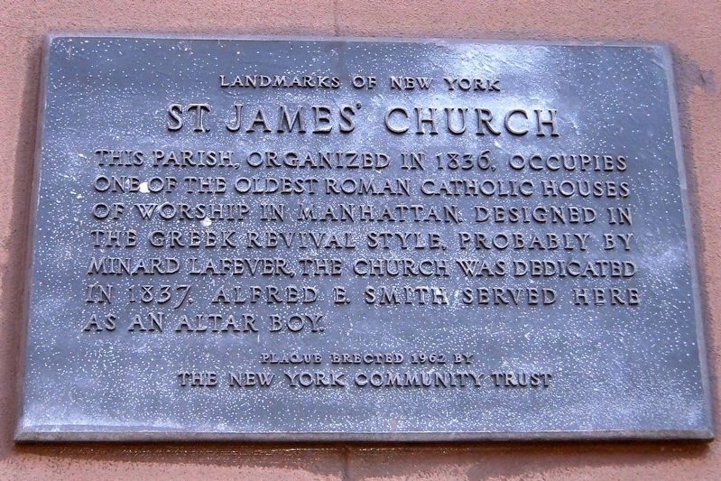 St. James' Church Marker image. Click for full size.