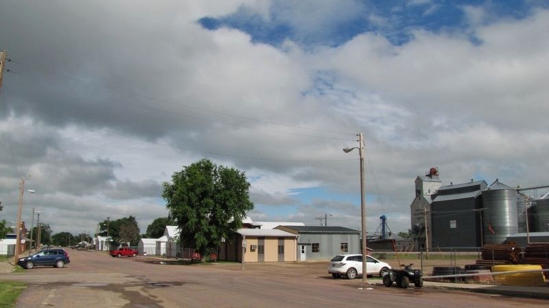 Main Street, Midland, South Dakota (<i>view from near marker</i>) image. Click for full size.