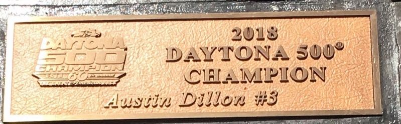 Daytona 500 Marker. Click for full size. Daytona 500 Marker image. Click for full size.