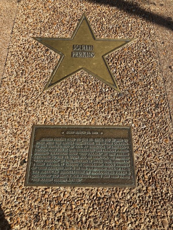 Marlin Perkins Marker. Click for full size. Marlin Perkins Marker image. Click for full size.