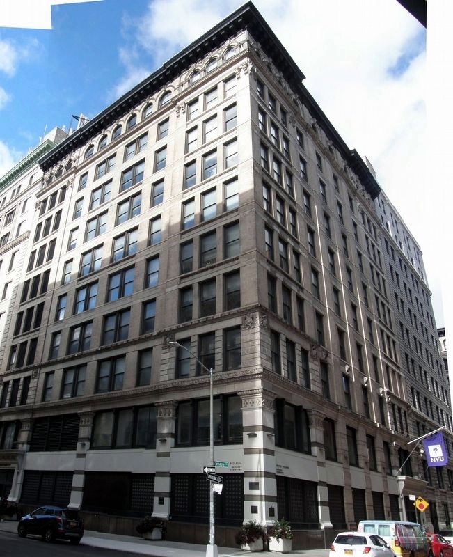 The Triangle Shirtwaist Factory building image. Click for full size.