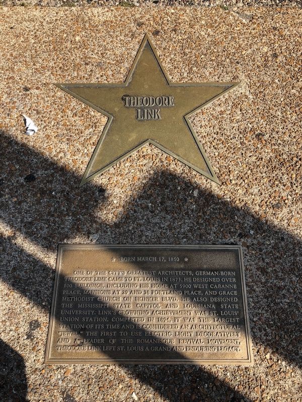 Theodore Link Marker. Click for full size. Theodore Link Marker image. Click for full size.