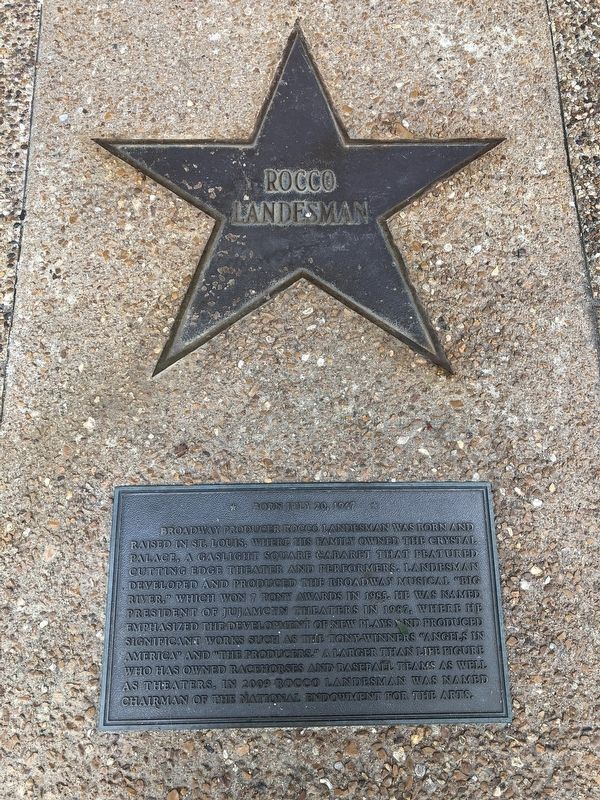 Rocco Landesman Marker. Click for full size. Rocco Landesman Marker image. Click for full size.
