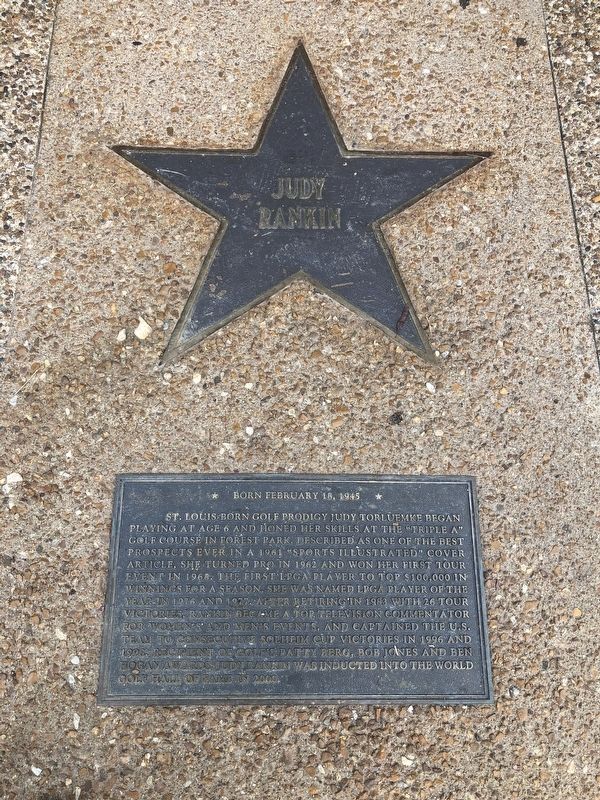 Judy Rankin Marker. Click for full size. Judy Rankin Marker image. Click for full size.