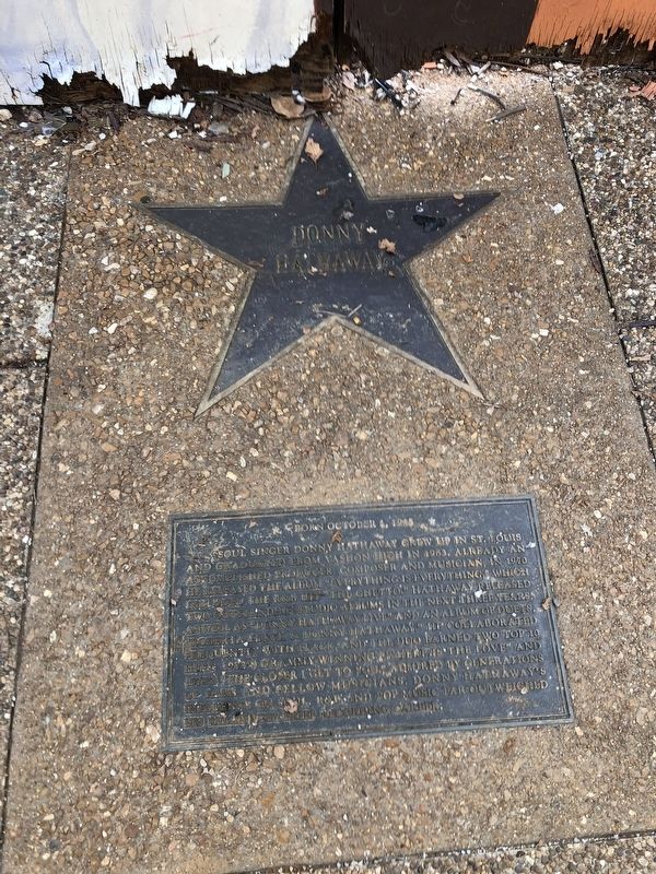 Donny Hathaway Marker. Click for full size. Donny Hathaway Marker image. Click for full size.