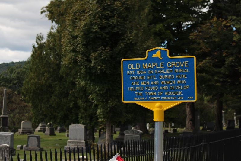 Old Maple Grove Marker image. Click for full size.