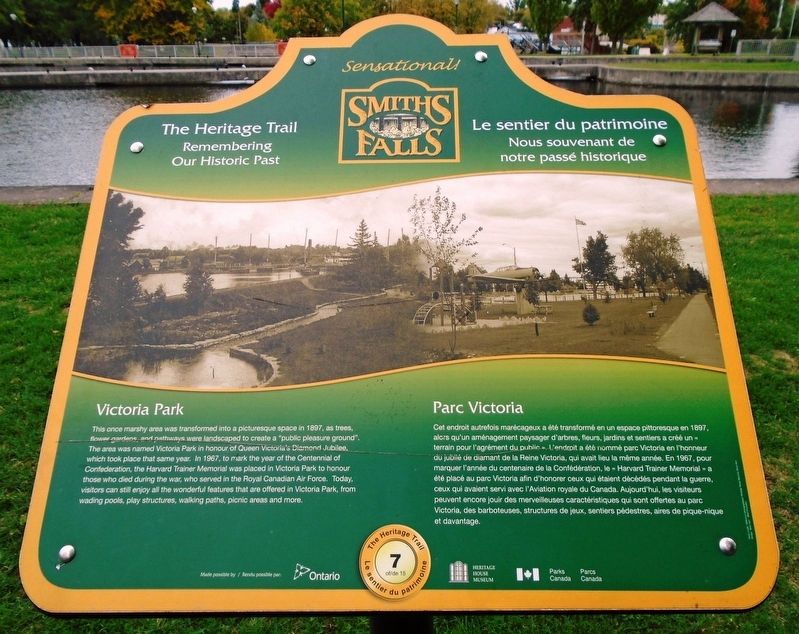Former Parc Victoria Park Marker image. Click for full size.