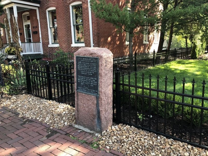 Missouri Marker. Click for full size. Missouri Marker image. Click for full size.