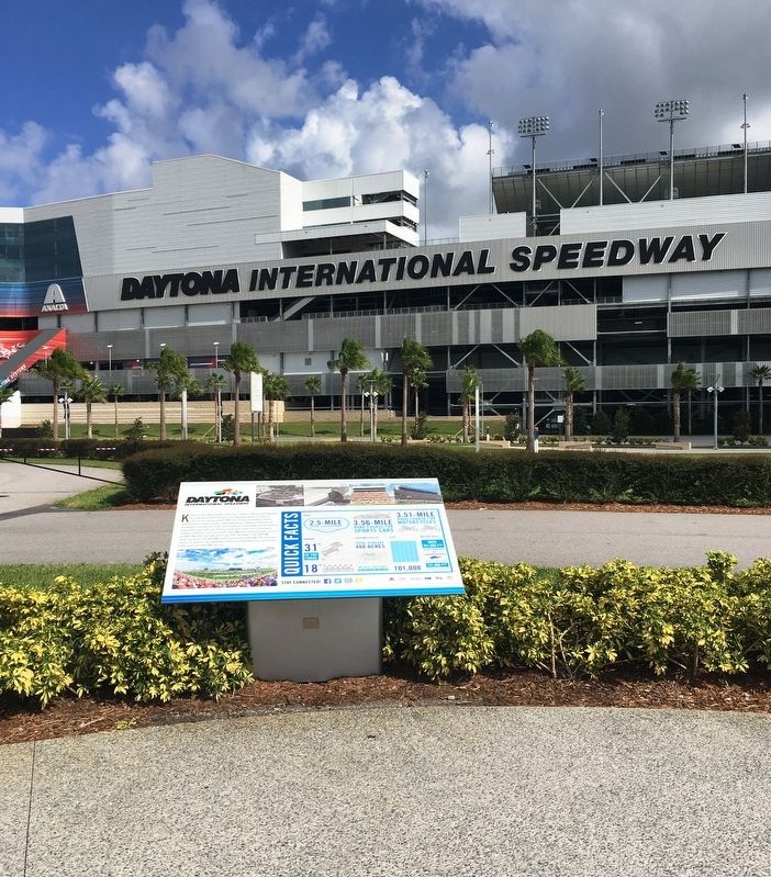 Daytona International Speedway Marker image. Click for full size.