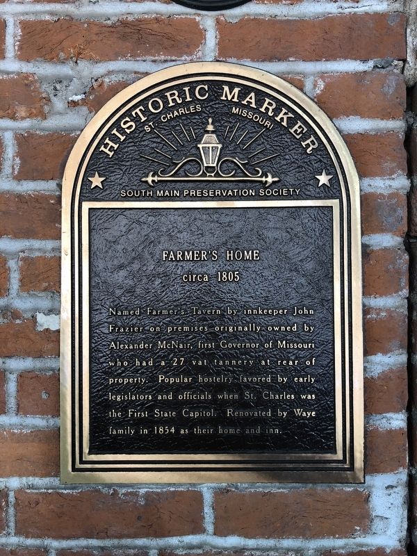 Farmer's Home Marker. Click for full size. Farmer's Home Marker image. Click for full size.