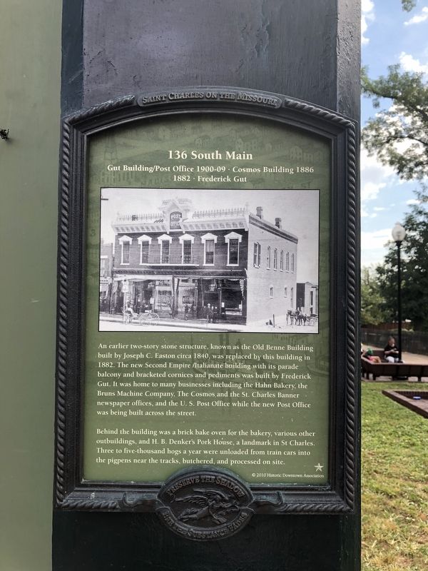 136 South Main Marker. Click for full size. 136 South Main Marker image. Click for full size.