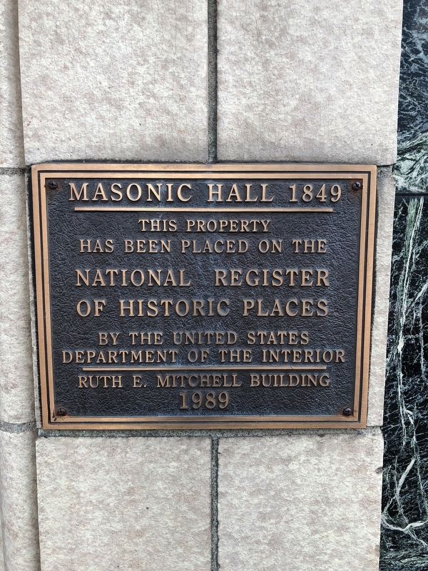 National Register plaque. Click for full size. National Register plaque image. Click for full size.