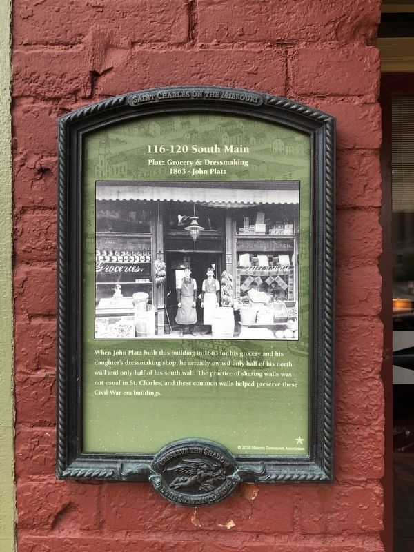 116-120 South Main Marker. Click for full size. 116-120 South Main Marker image. Click for full size.