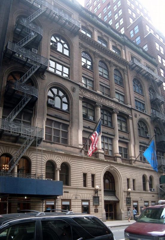The General Society of Mechanics and Tradesmen of the City of New York image. Click for full size.