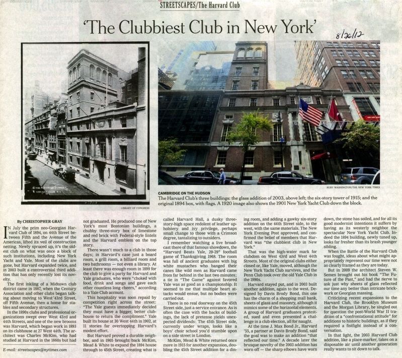 New York Times article, August 26, 2012. Click for full size. New York Times article, August 26, 2012 image. Click for full size.