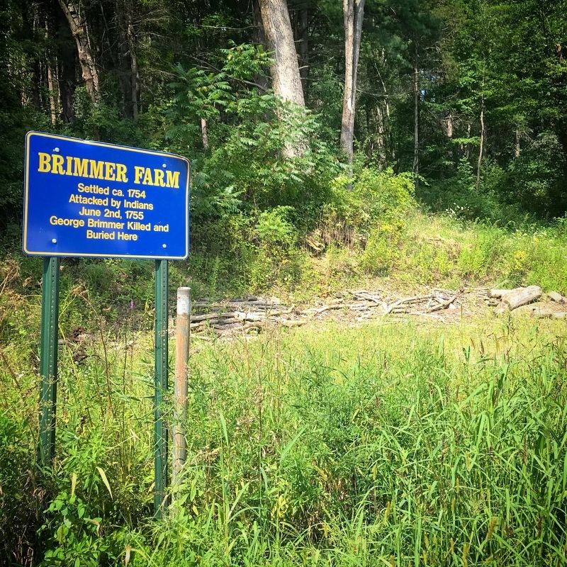 Brimmer Farm Marker. Click for full size. Brimmer Farm Marker image. Click for full size.