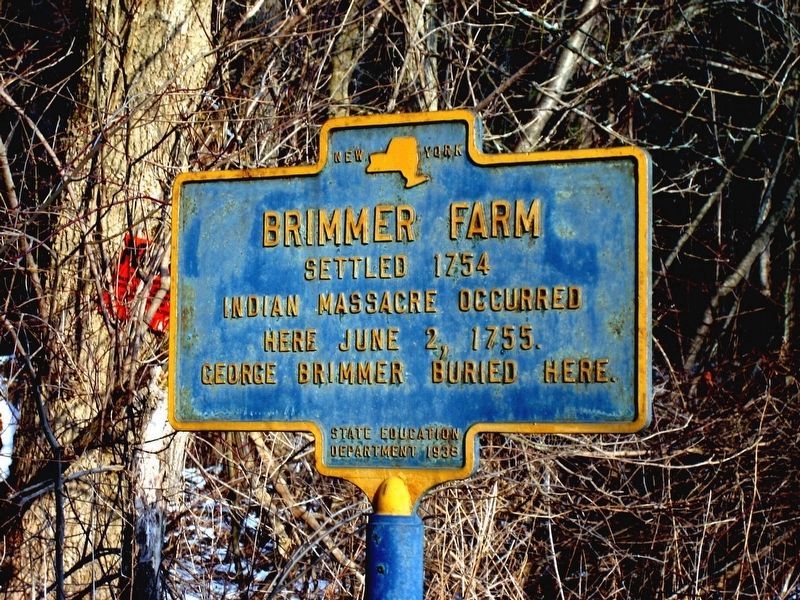 Brimmer Farm Marker. Click for full size. Brimmer Farm Marker image. Click for full size.
