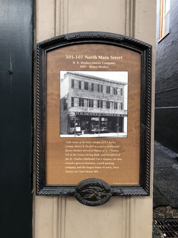 105-107 North Main Street Marker. Click for full size. 105-107 North Main Street Marker image. Click for full size.