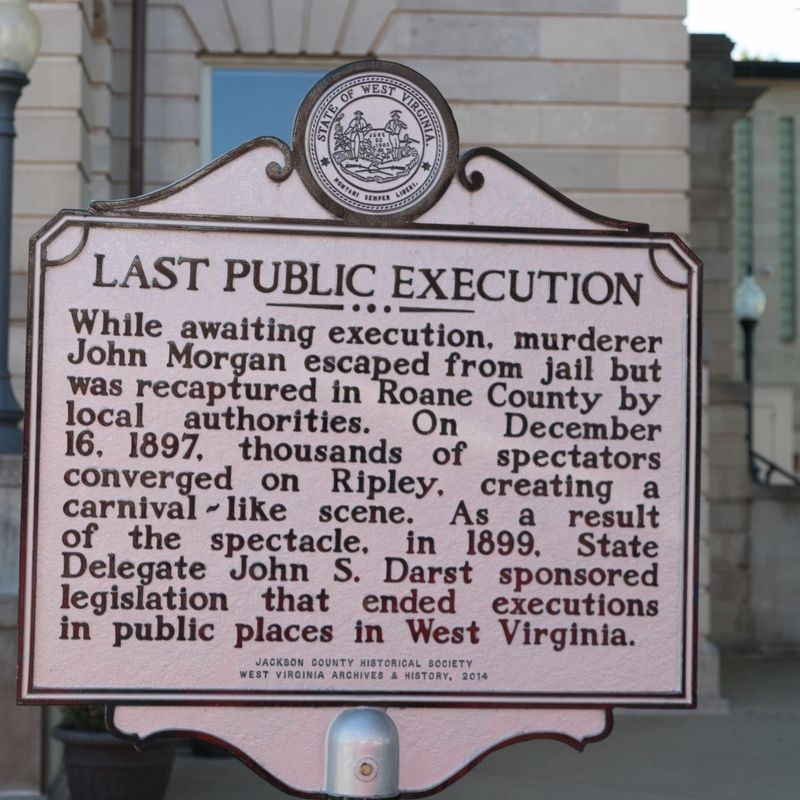 Last Public Execution side of marker. Click for full size. Last Public Execution side of marker image. Click for full size.