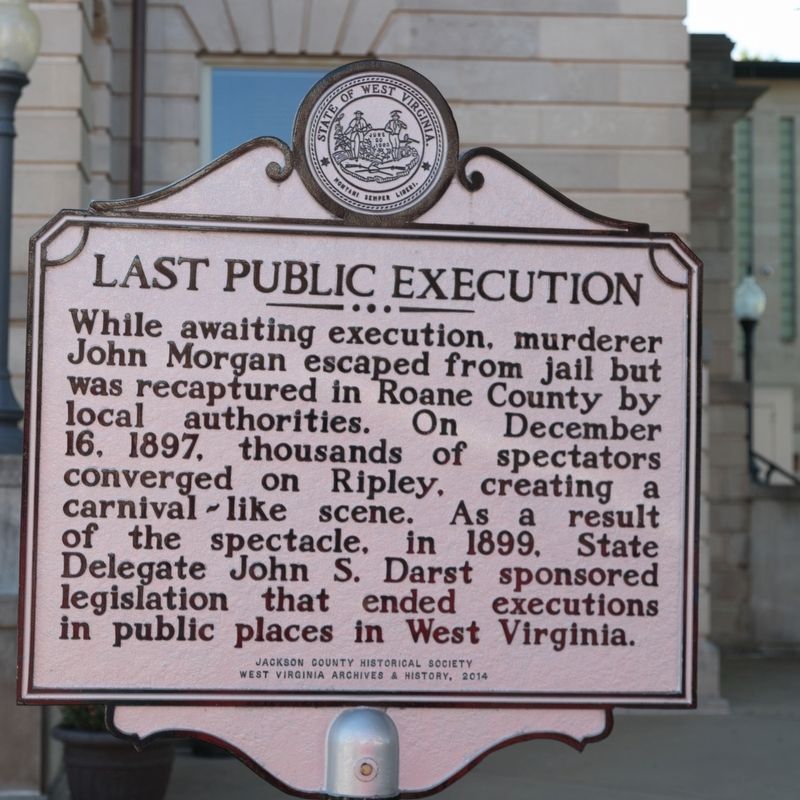 Last Public Execution side of marker image. Click for full size.