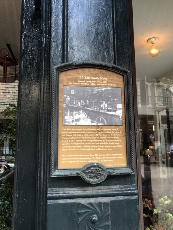 220-226 North Main Marker. Click for full size. 220-226 North Main Marker image. Click for full size.