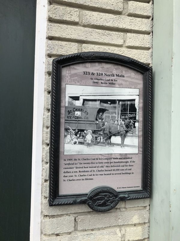 323 & 329 North Main Marker. Click for full size. 323 & 329 North Main Marker image. Click for full size.