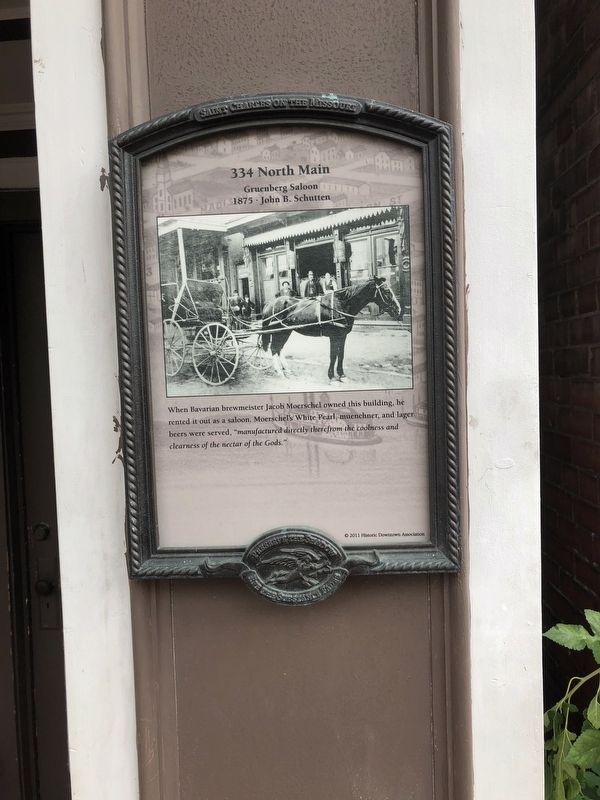 334 North Main Marker. Click for full size. 334 North Main Marker image. Click for full size.