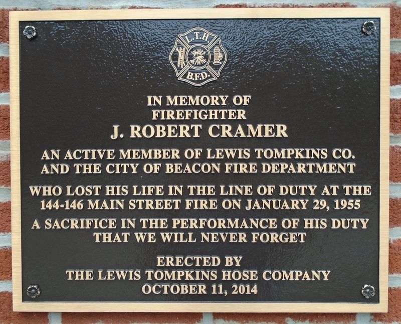 J. Robert Cramer Marker. Click for full size. J. Robert Cramer Marker image. Click for full size.