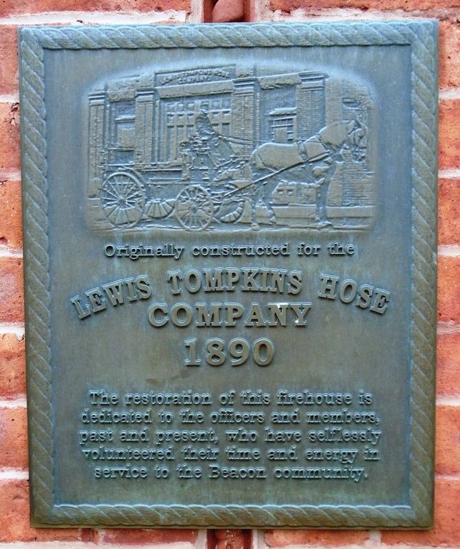 Lewis Tompkins Hose Company Marker image. Click for full size.