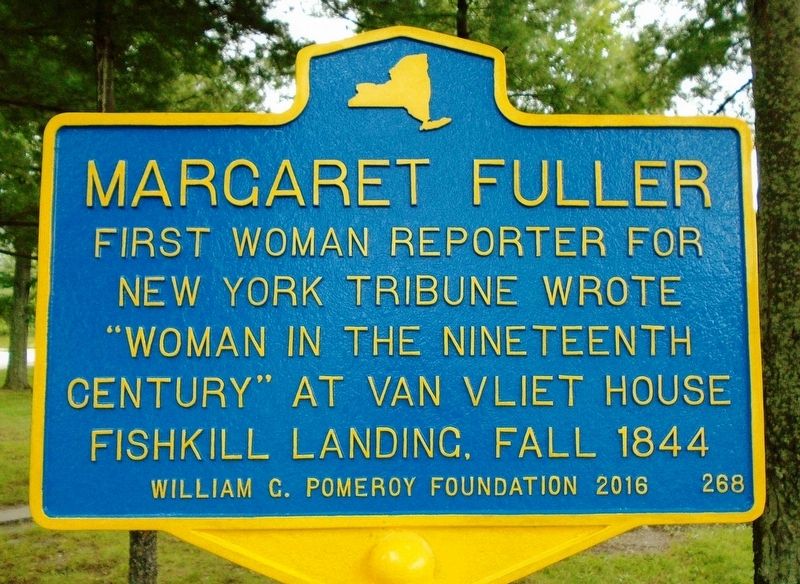 Margaret Fuller Marker image. Click for full size.