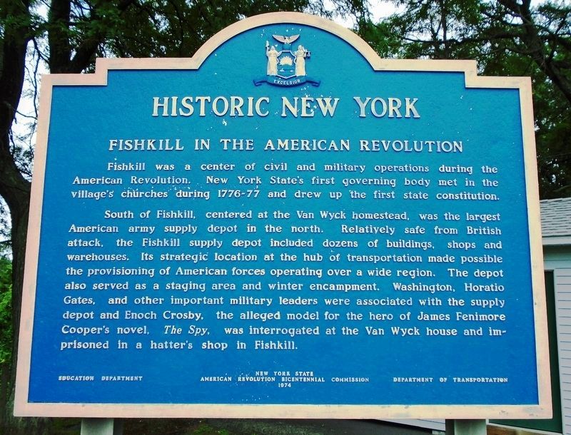 Fishkill in the American Revolution Marker image. Click for full size.