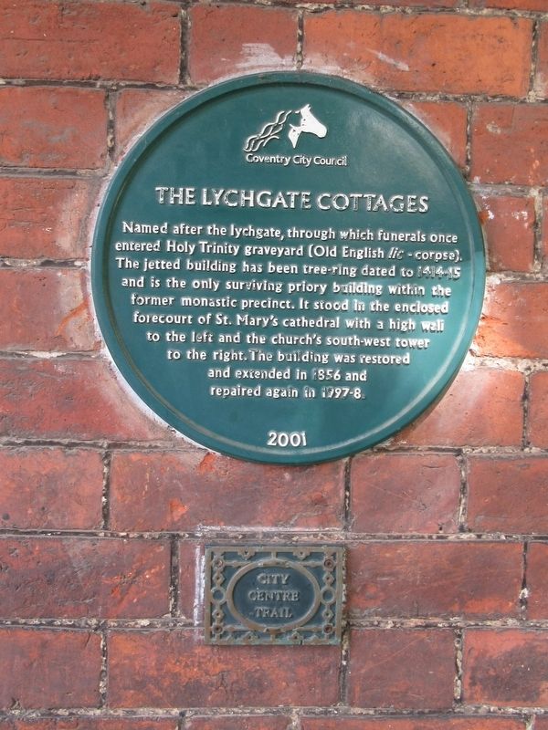 The Lychgate Cottages Marker. Click for full size. The Lychgate Cottages Marker image. Click for full size.